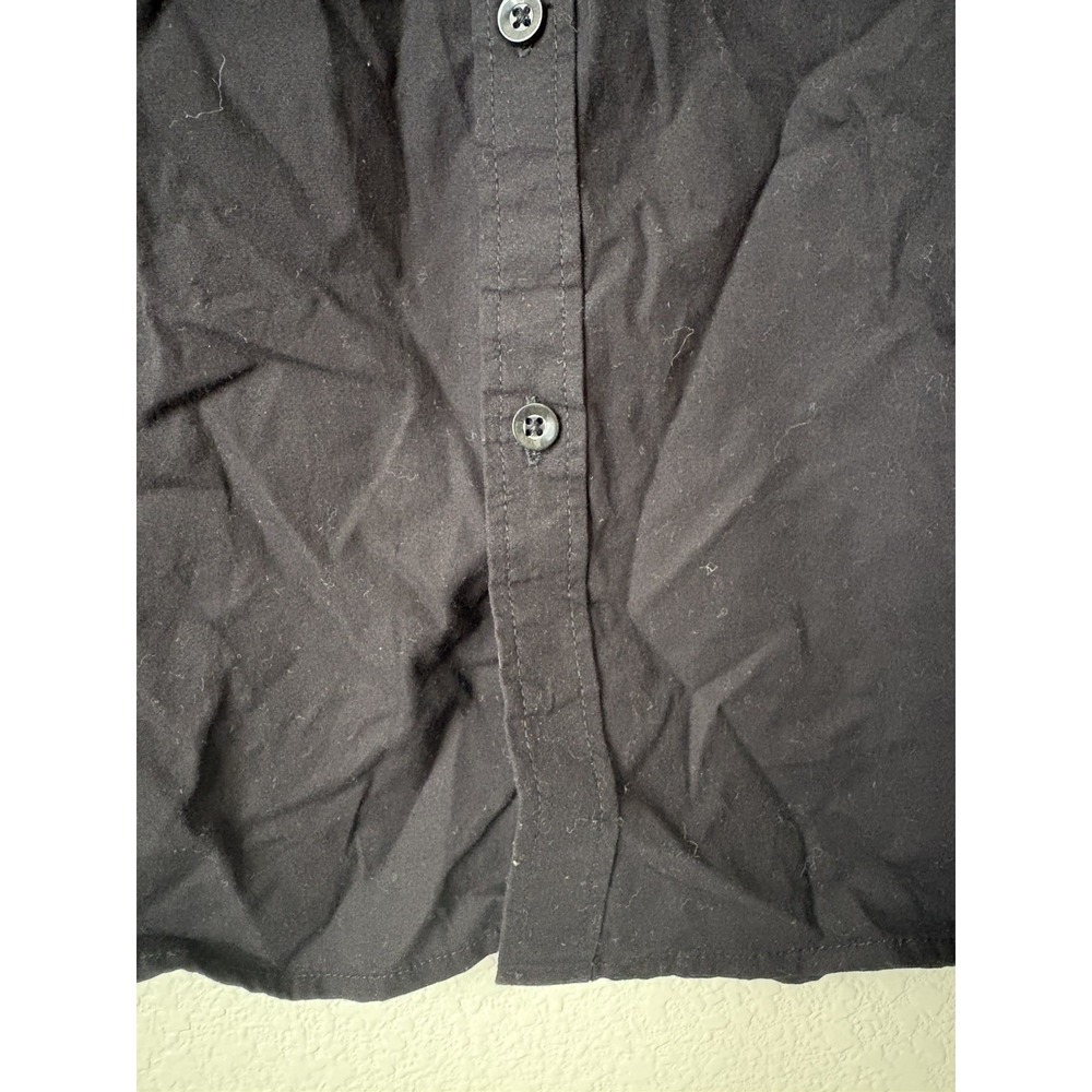 Fashion Nova Shirt Mens XXL‎ Black Button Up NWT Short Sleeve 2XL - Picture 6 of 12